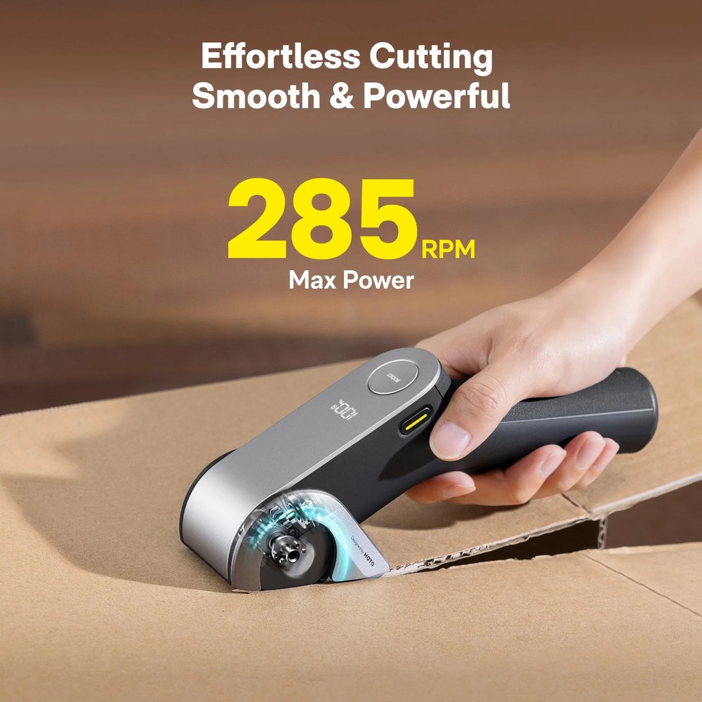 Cordless Electric Scissors Titanium Self Sharpening 285 RPM