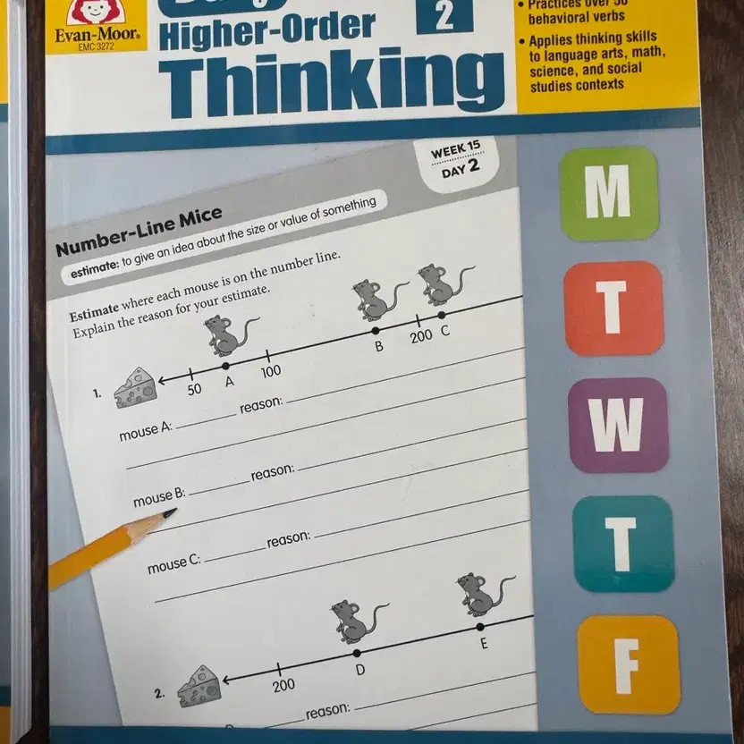 Evan Moore Daily Higher-Order Thinking Book for Grades 1-2