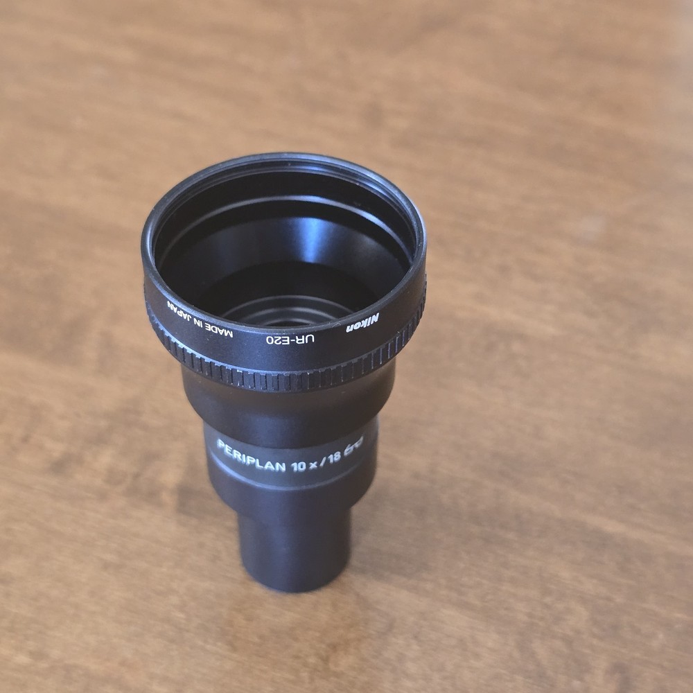 Nikon UR-E20 10x Microscope Eyepiece for Biological Laboratory