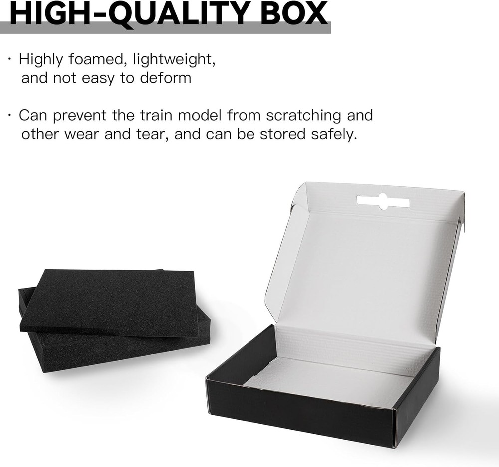 N Gauge Model Train Storage Box, 9 Slots Vertical Compatible with Model Railw...