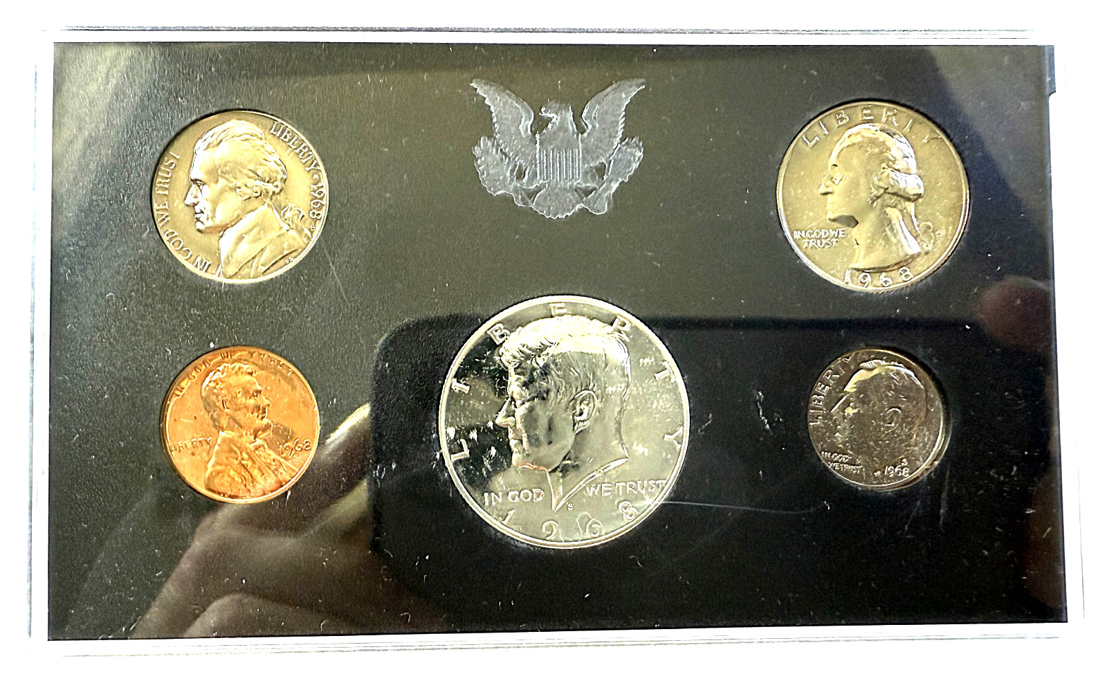 1968-S PROOF SET / HARD TO FIND / ONLY (3,041,506) MINTED / UNC / VERY RARE