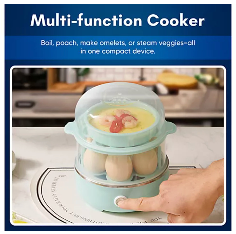 Elite Cuisine Automatic Easy Egg Cooker, 14 Egg
