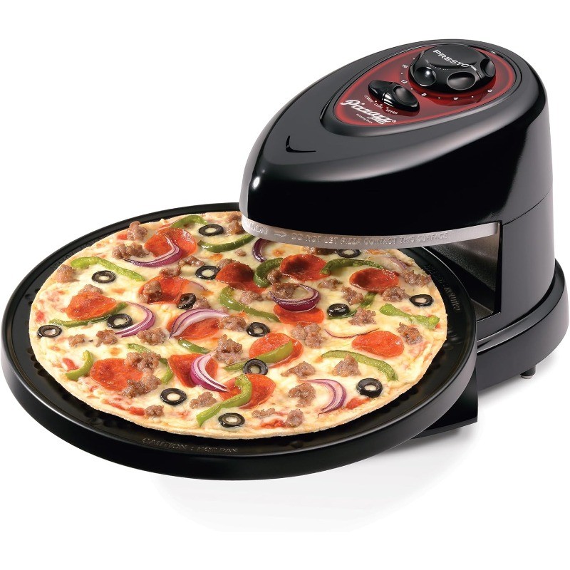 03430 Pizzazz Plus Rotating Oven, Black