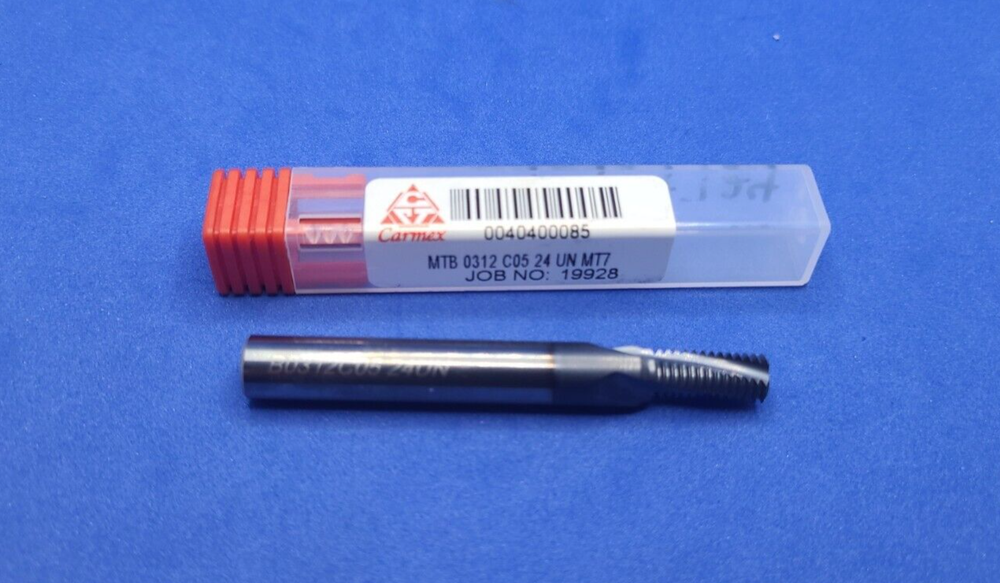 Carmex 5/16-24 Carbide Thread Mill Collant Through