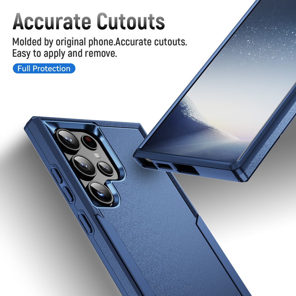For Samsung Galaxy S24 Ultra/Plus Shockproof Case + Camera Lens/Screen Protector
