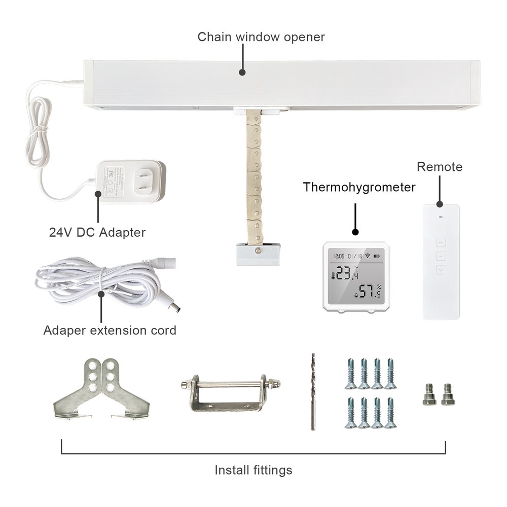 Automatic Electric Window Opener Smart Wifi Phone APP Control
