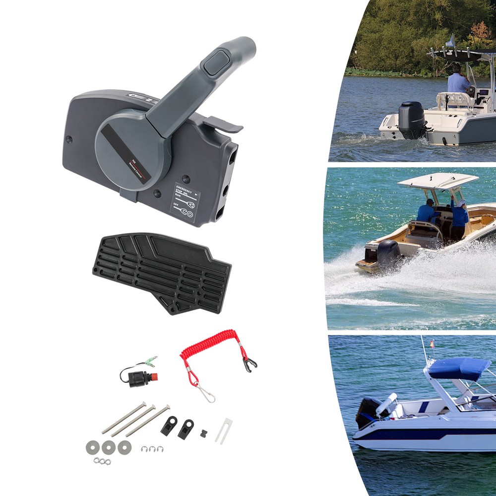 Reverse Outboard Remote Control Box Side Mount Outboard Motor Remote Control Box
