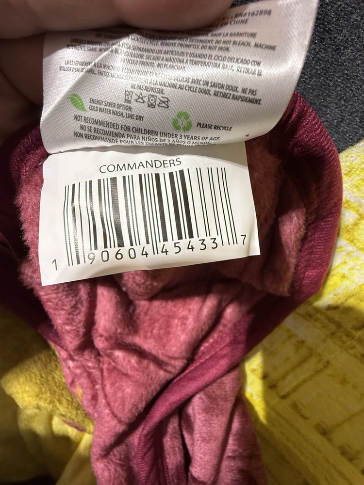 Washington Commanders 60" X 80" NFL Throw Blanket