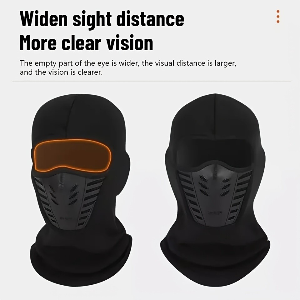 Winter Balaclava Full Face Mask Thick Fleece Thermal Windproof Ski Mask for Men