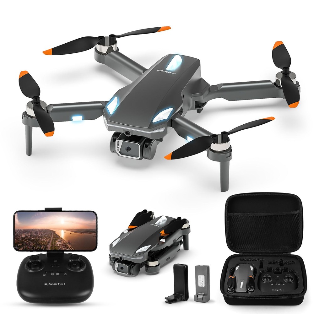 Drone with Camera 1080P, RC Quadcopter Foldable Mini Drone for Beginners, One...