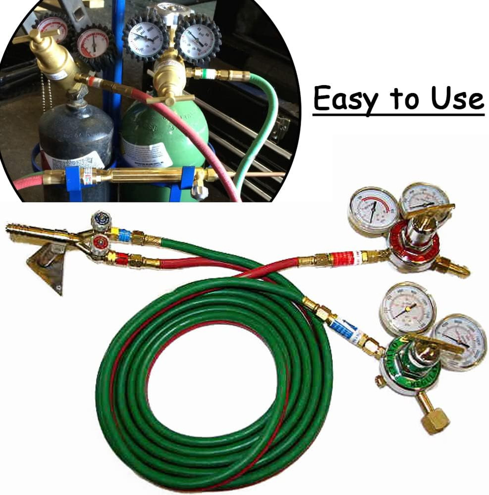 Oxygen & Acetylene Flashback Arrestors Set for Regulator 9/16-18 Thread