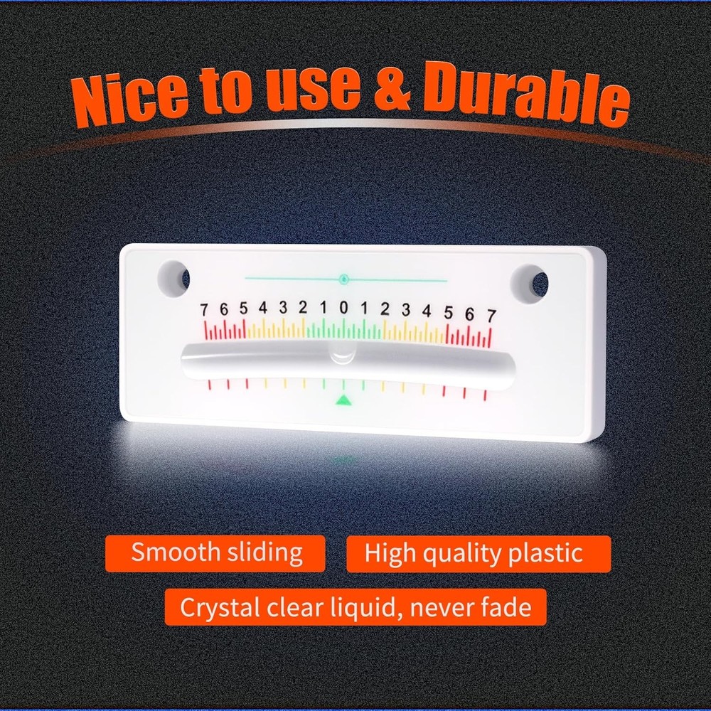 2PCS RV Level Bubble,Clearer Angle Range Facilitates for Quick Reading,Never Fad