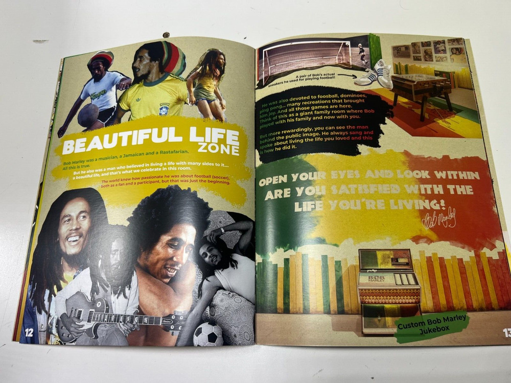 BOB MARLEY ONE LOVE EXPERIENCE BOOK PROGRAM NEW!! ORIGINAL, OFFICIAL