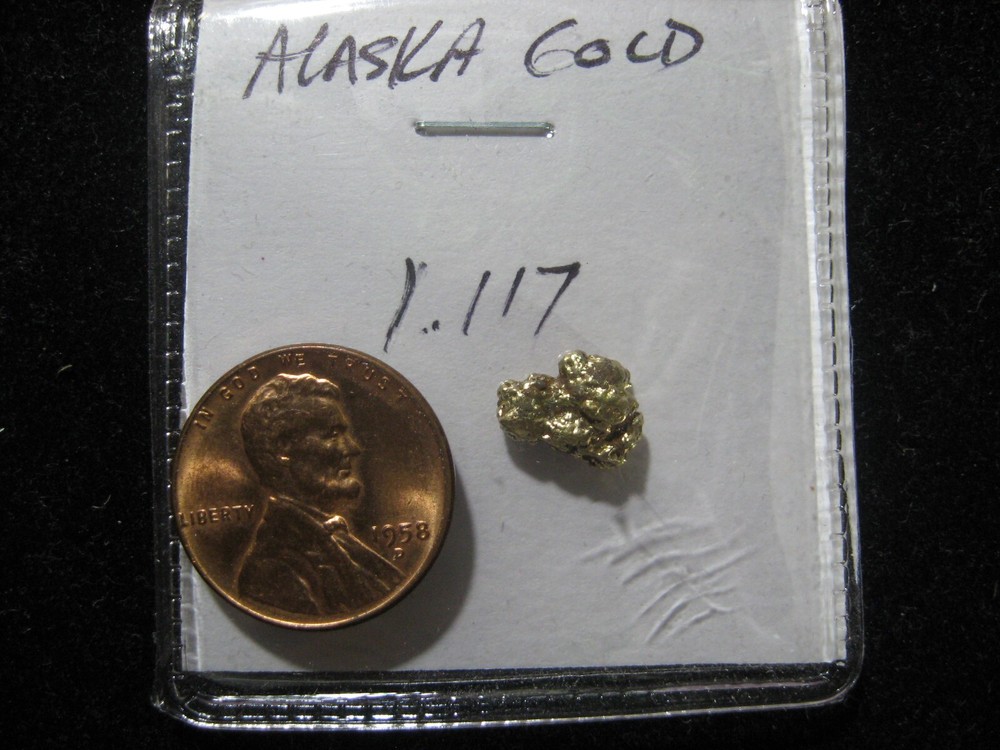 ALASKA GOLD 1.117  GRAMS