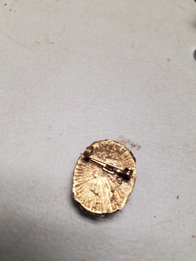 DuBarry Brass Woman s Bust Pin (M)