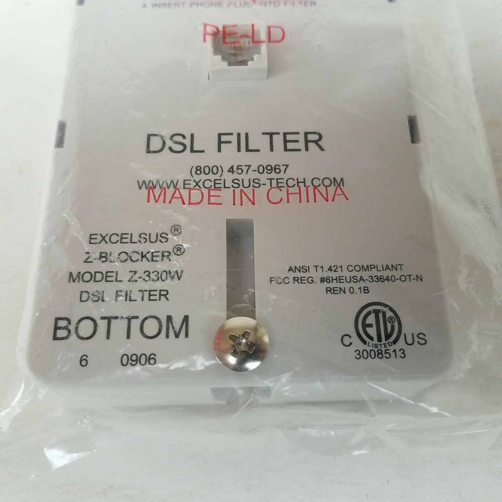 Excelsus Z-Blocker DSL Filter Z-330W
