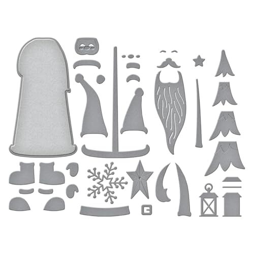 St. Nick Etched Dies Metal