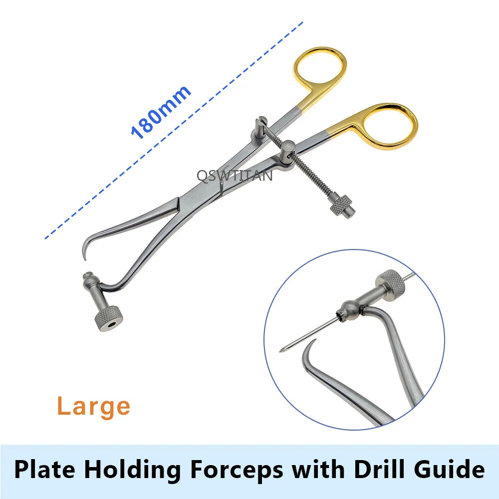 Bone Reduction Forceps with Drill Guide Orthopedic Bone Plate Holding Forceps