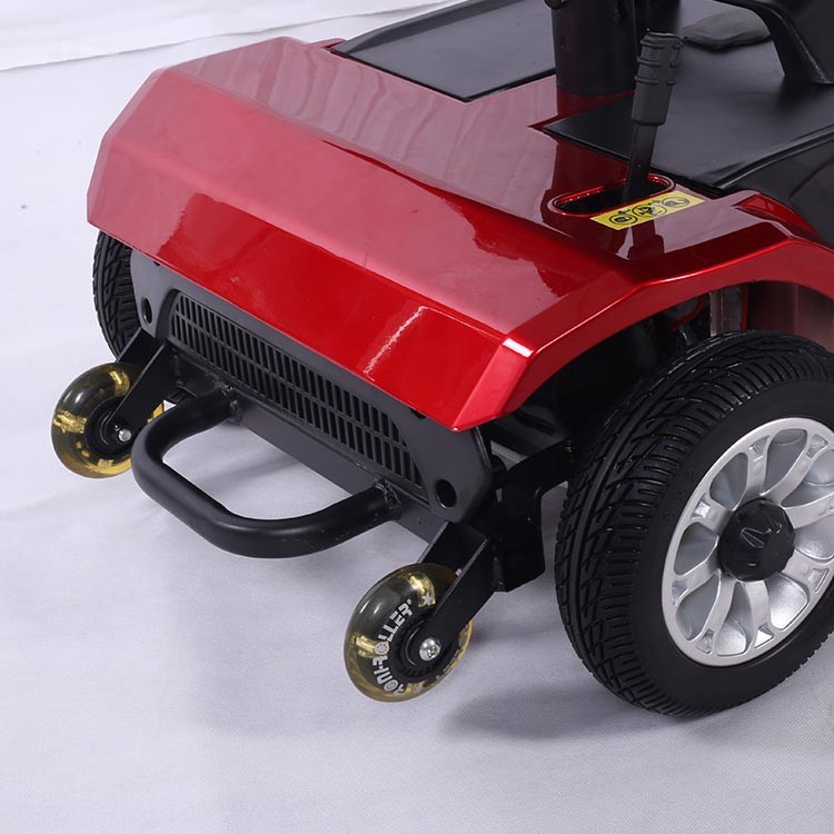 Mobility Scooter 4 Wheel Electric Powered 12.4miles Range 300W 419lbs Capacity