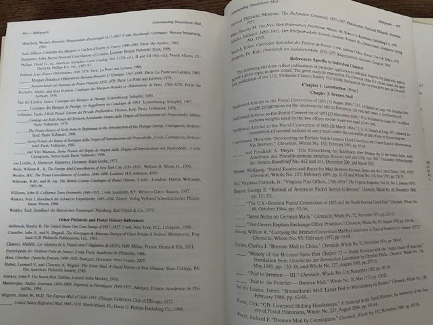 Understanding Transatlantic Mail Volume 1 by Richard F. Winter. W/CD