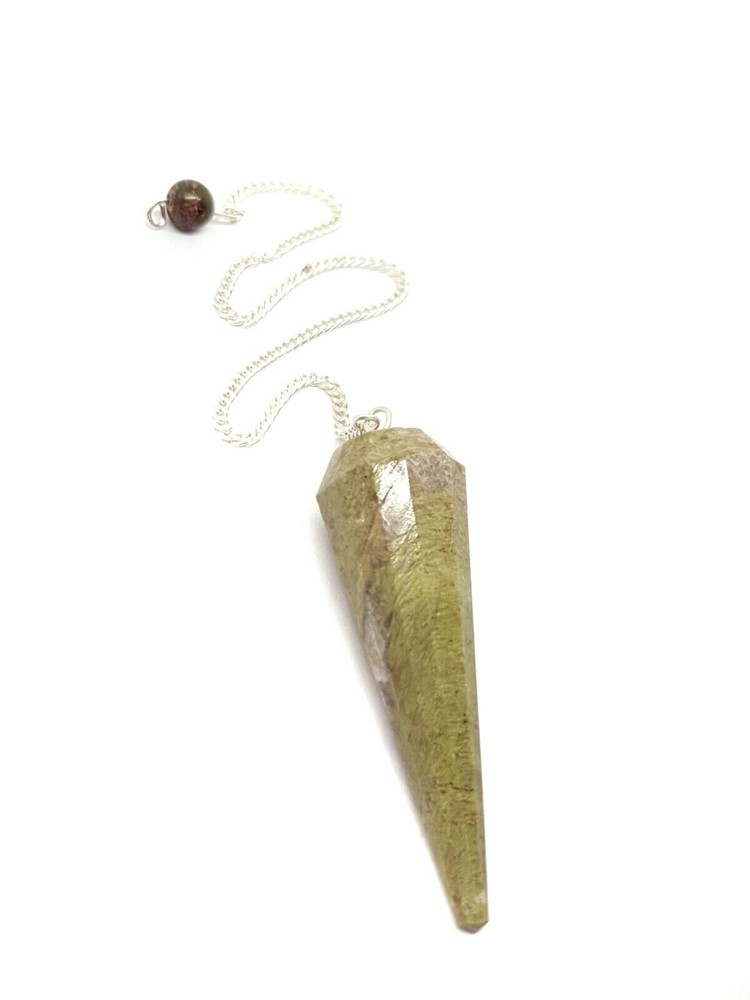 Vesuvianite Pendulum Gemstone Crystal Dowsing Quality Gemstone Divination Tool