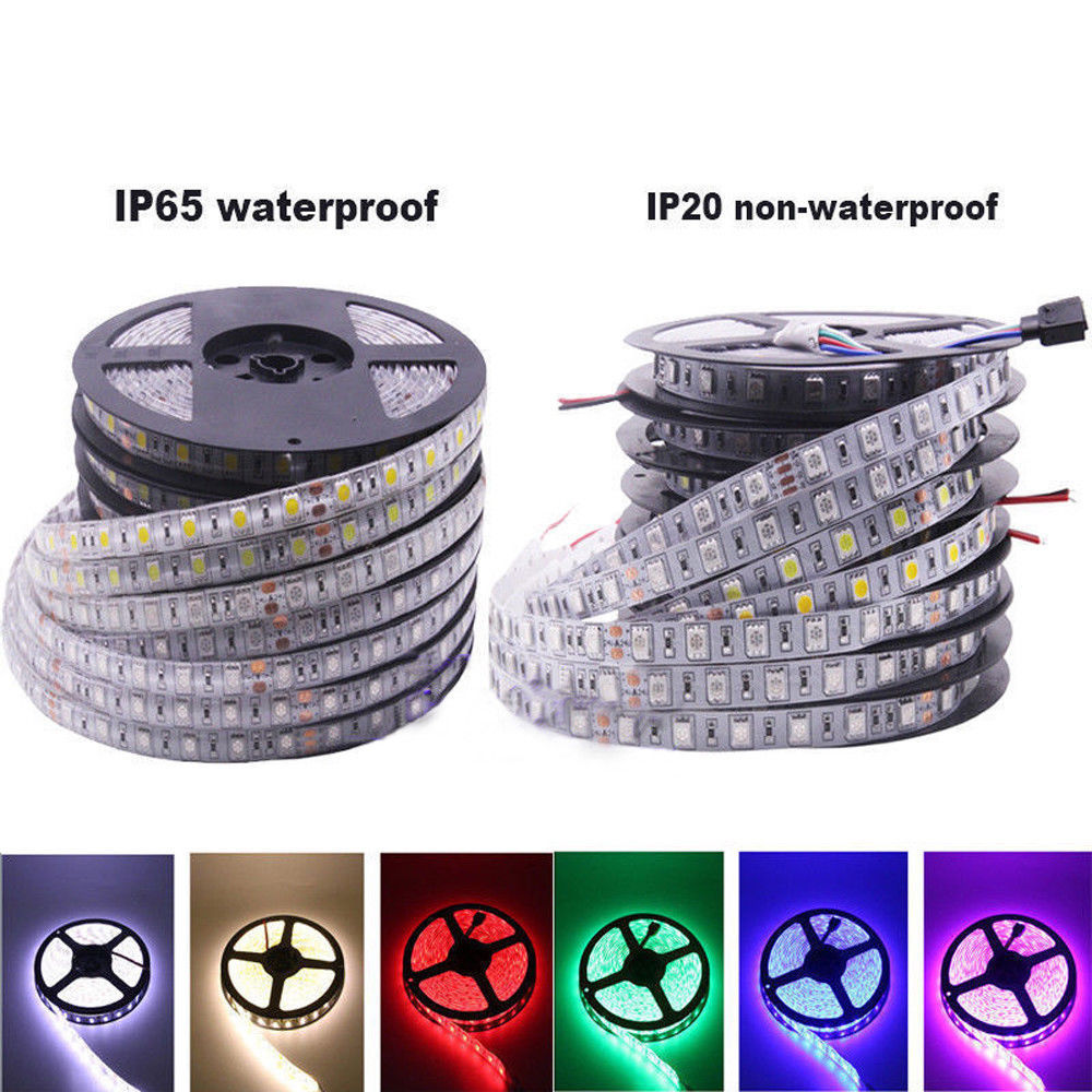 Bright 5050 RGB Waterproof SMD 300 LED Flexible Strip light 12V 5M 16.4ft US