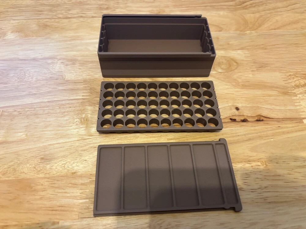 Ammo Storage Box 9mm 50 Rounds
