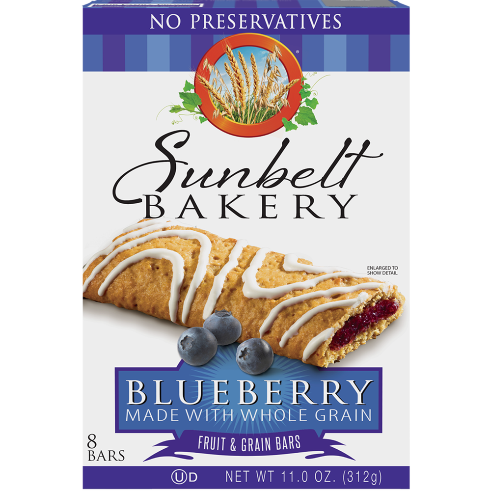 Sunbelt Bakery Blueberry Fruit & Grain Bars, (8-Boxes)