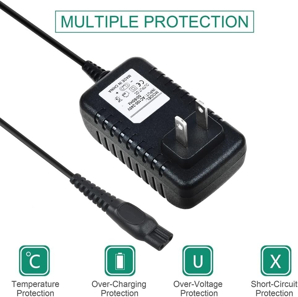 4.3V Charger for Philips Norelco A00390 Old One Blade Model QP2520 MG3740 QP2521