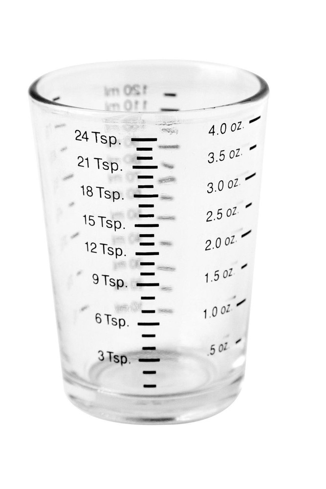 Fox Run 4-Ounce Mini Measuring Glass (2-Pack)
