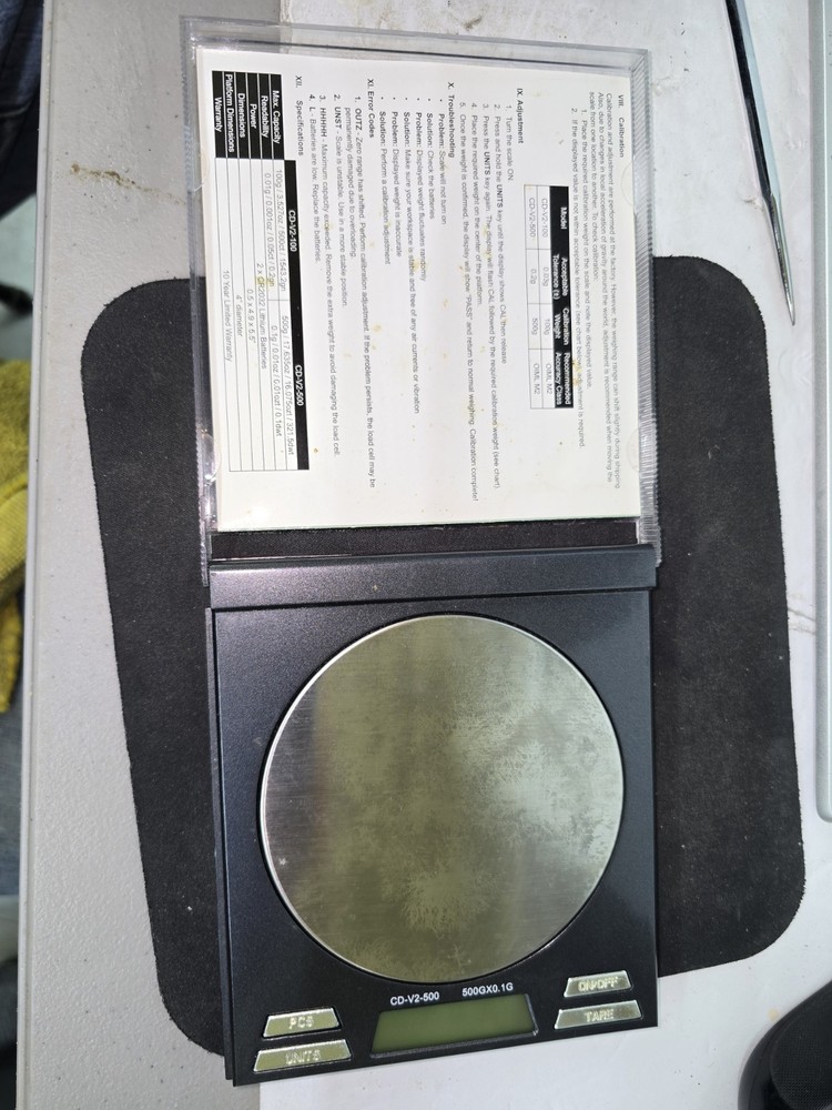 chill mode,mini cd digital weight scale hidden(523)