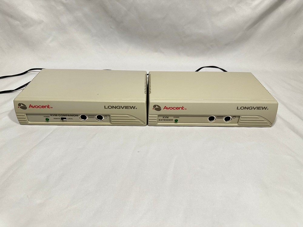 Avocent LongView KVM Extender Transmitter & Receiver Set
