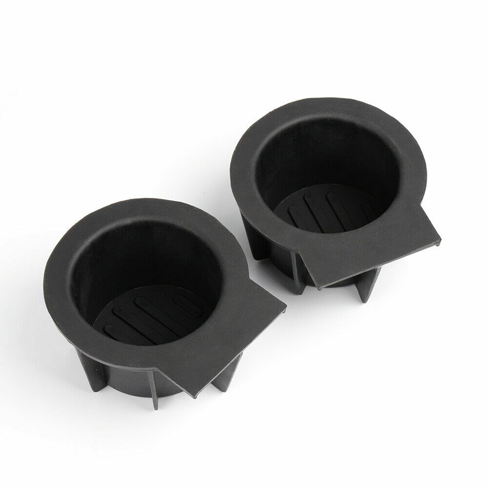 Pair Front Console Cup Holder Insert Fit For Ford F-150 Expedition Navigator