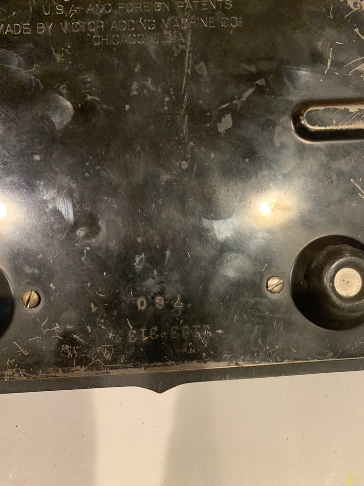 VINTAGE Victor Adding Machine Working Condition With Ribbon And Paper