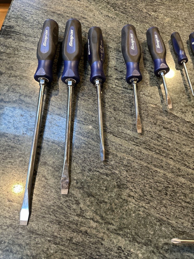 Snap On sgdx160bfmb pc screwdriver set 8 phillips 8 flat
