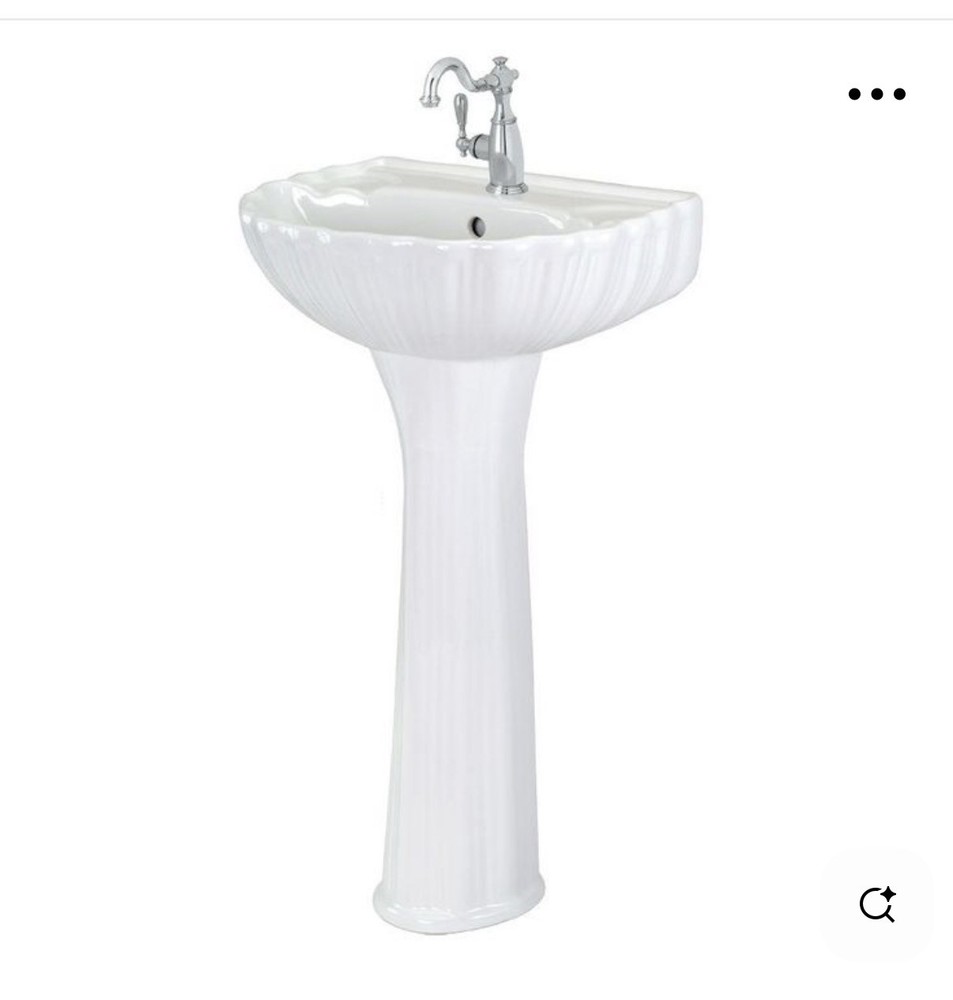 Foremost Brielle Pedestal Combo Bathroom Sink
