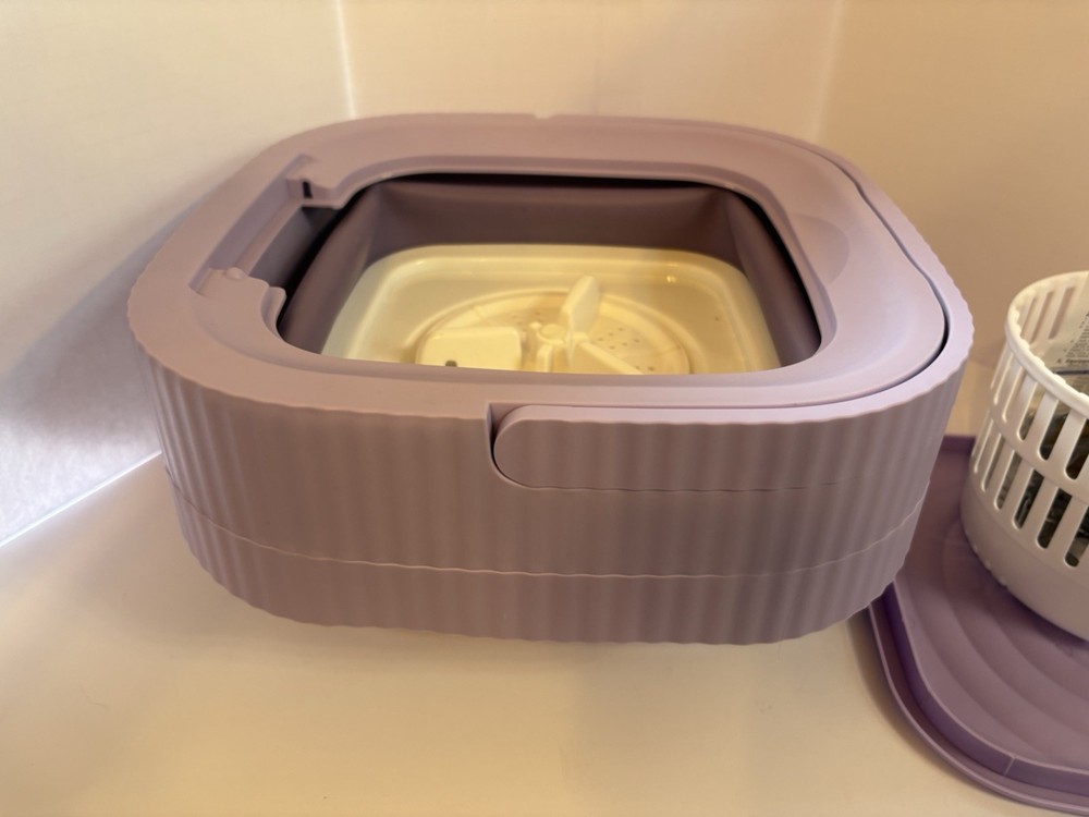 Portable Foldable Mini Washing Machine for Underwear Socks Travel Compact