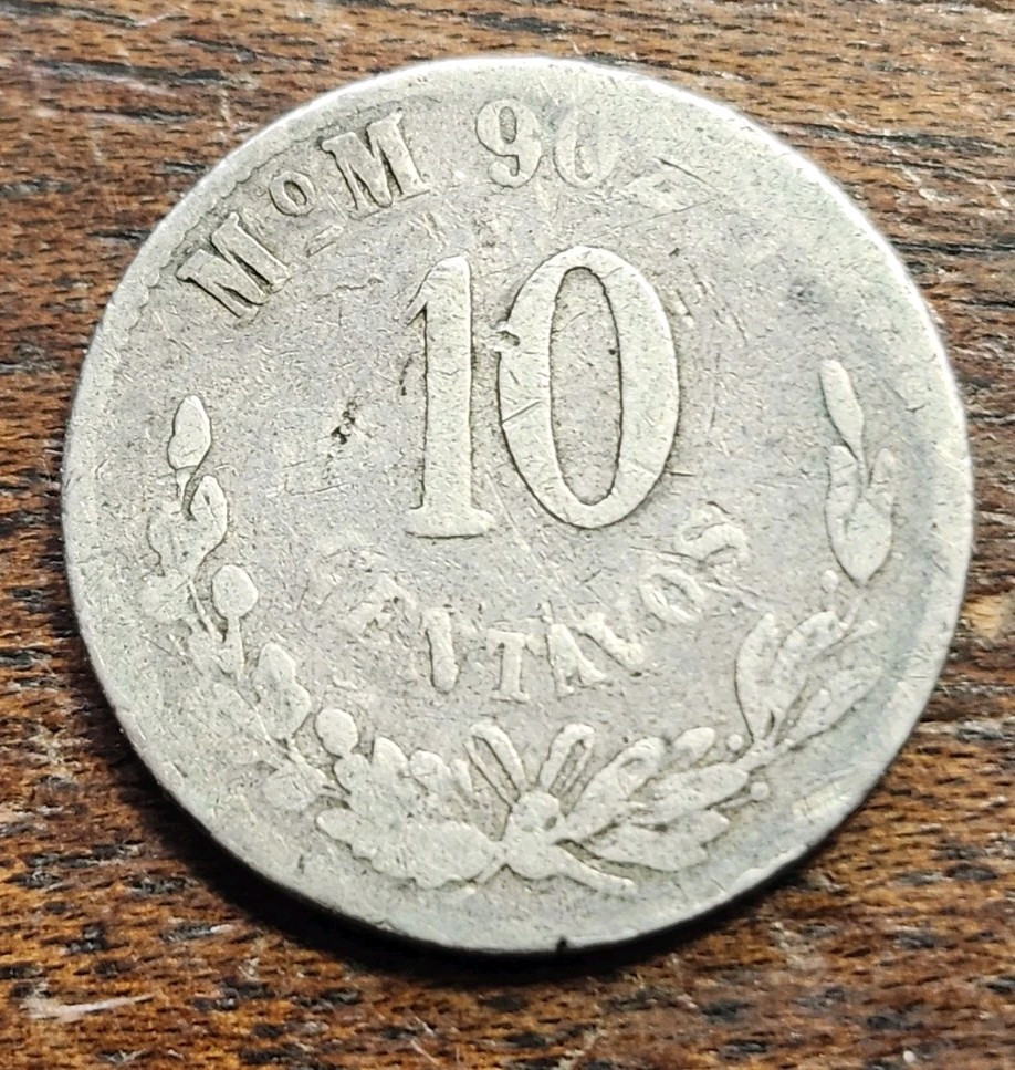 1903 Mo M Mexico 10 Centavos 0489