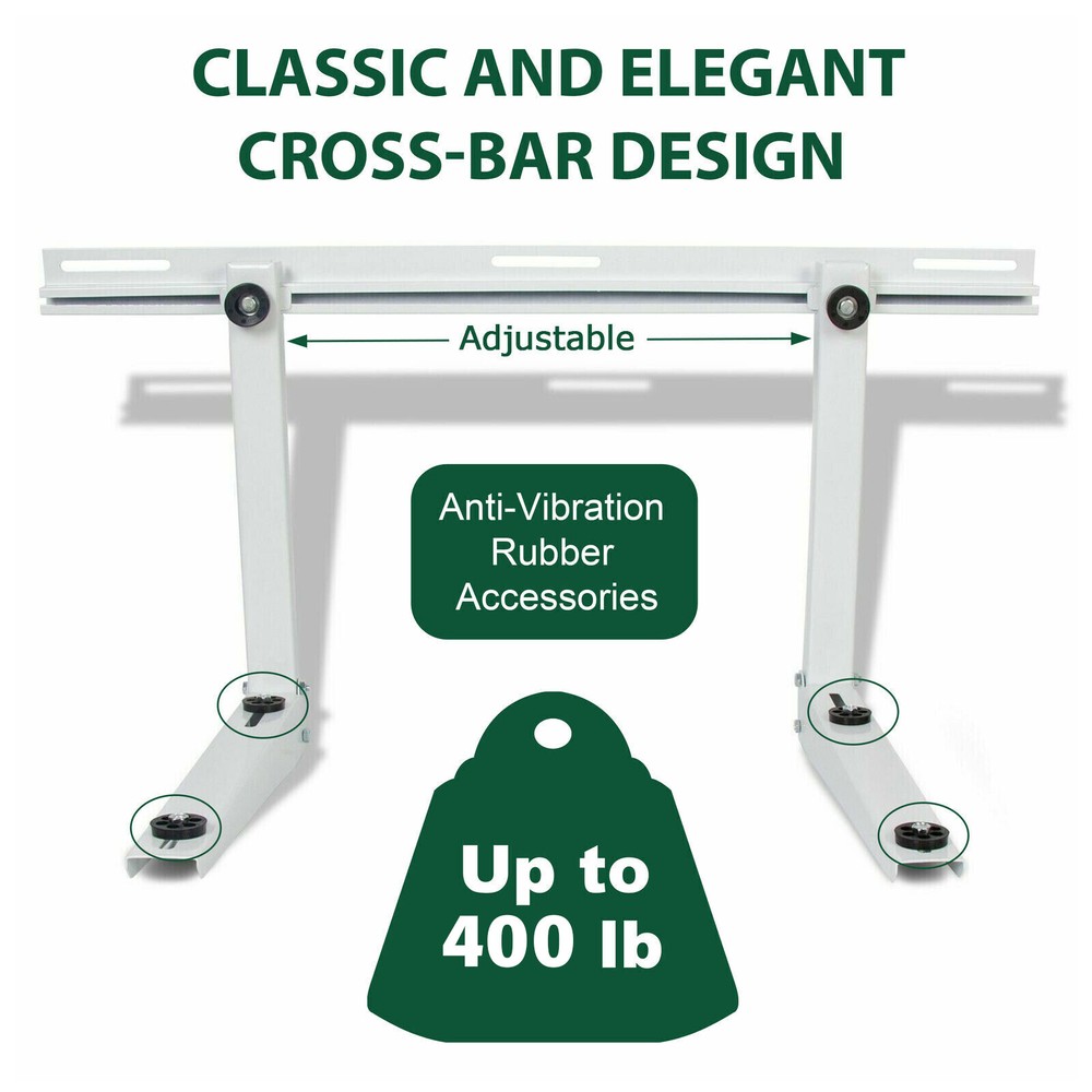 400LBS Steel Mini Split Wall Mount Bracket For Air Conditioner Condensing Units