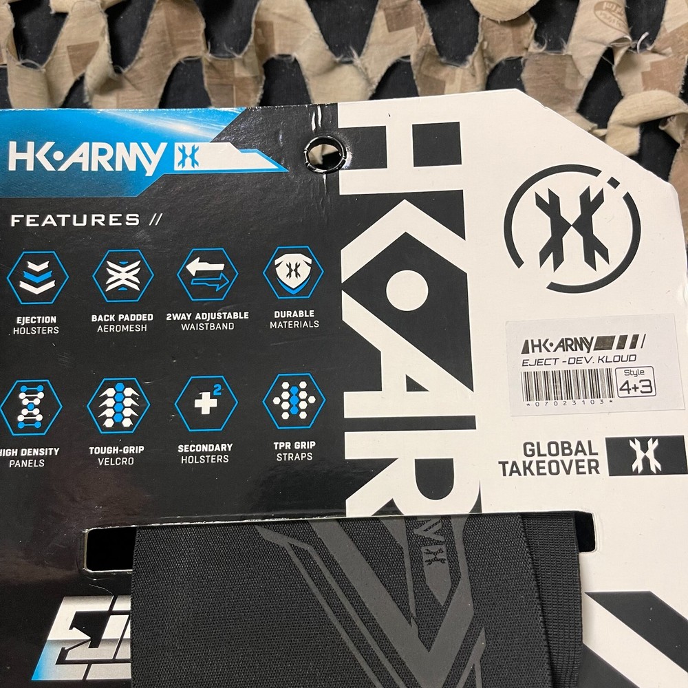 NEW HK Army Eject 4+3 Paintball Harness - Devastation Kloud