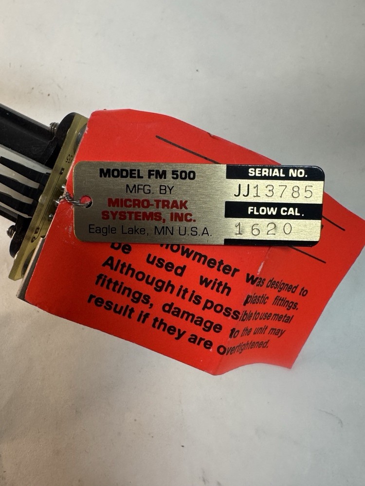 MICRO-TRAK FLOWMETER - FM500 - 1620 - 1/2" - WITH HARNESS