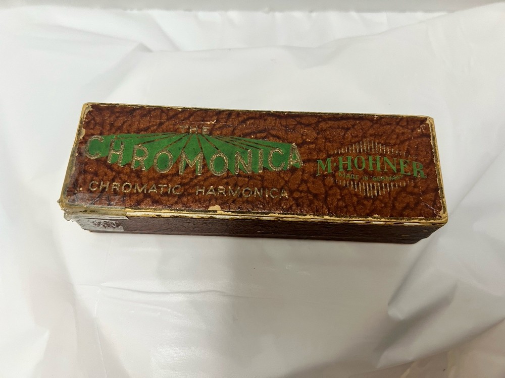 M. HOHNER THE CHROMONICA Chromatic Harmonica Key G with Original Box