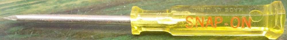 Vintage Snap On Flat Screwdriver Yellow - Salesmen Sample ?