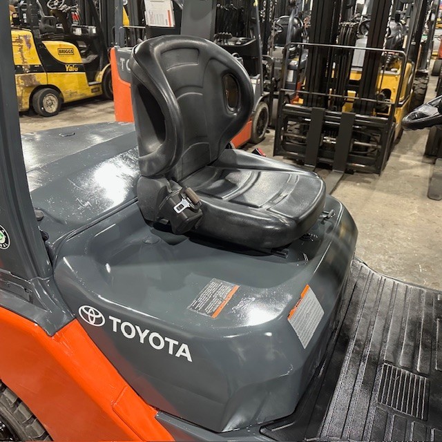 2021 Toyota 8FDU25 5000lb Used Diesel Forklift Triple Mast Sideshift 6243 Hours