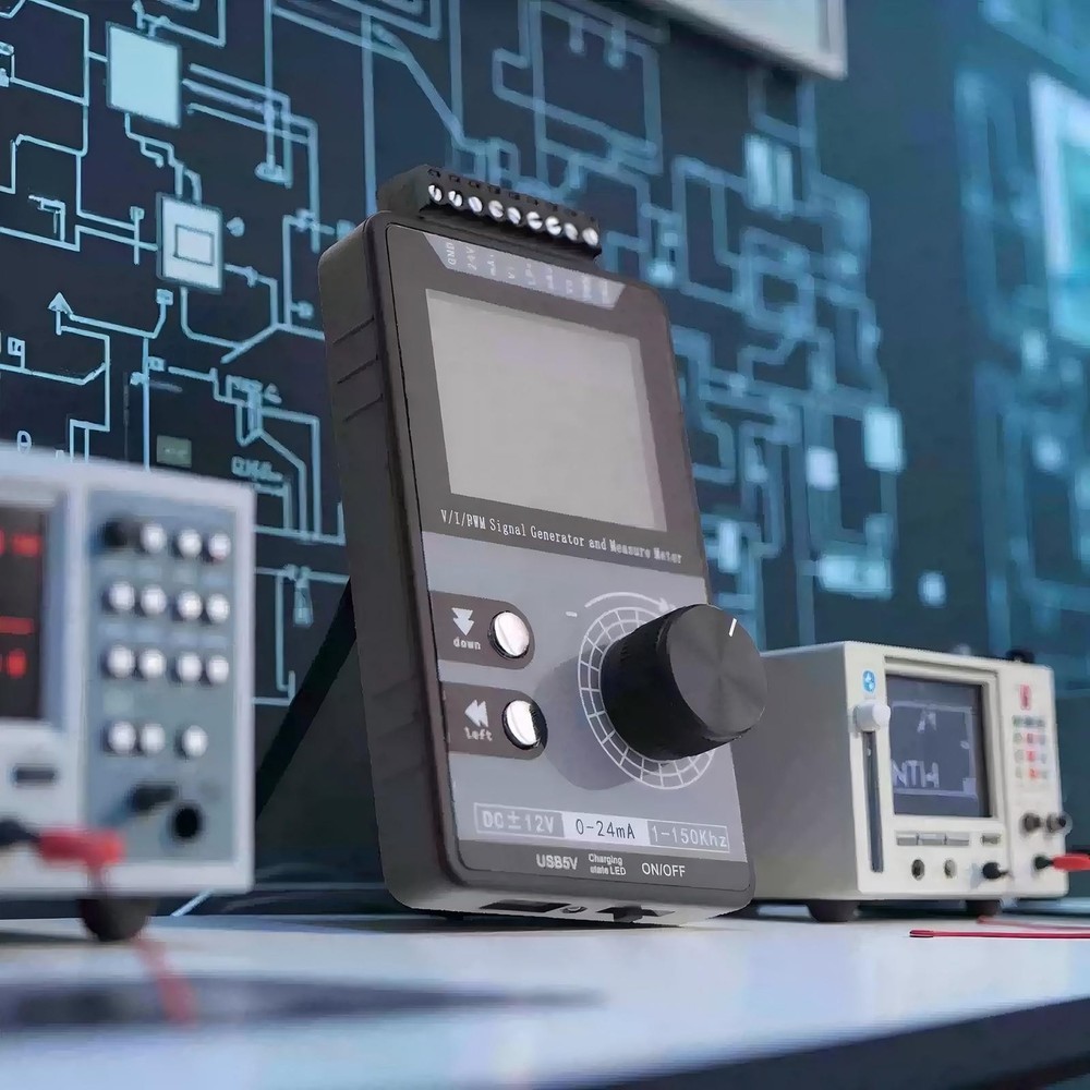 Signal Generator Portable Compact 2inch Color Screen Adjustable Multipurpose