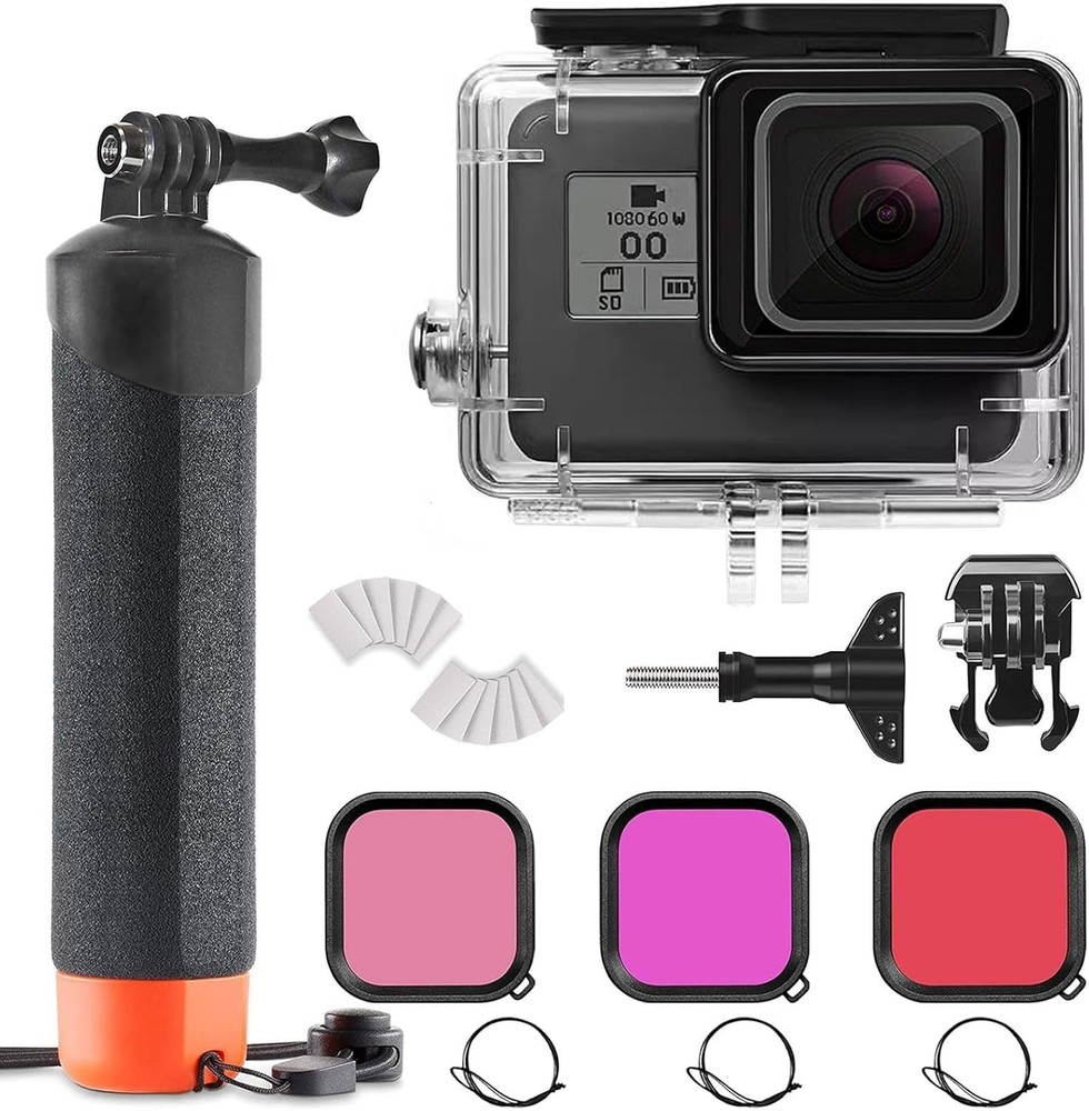 50m Waterproof Case with 3 Diving Filters