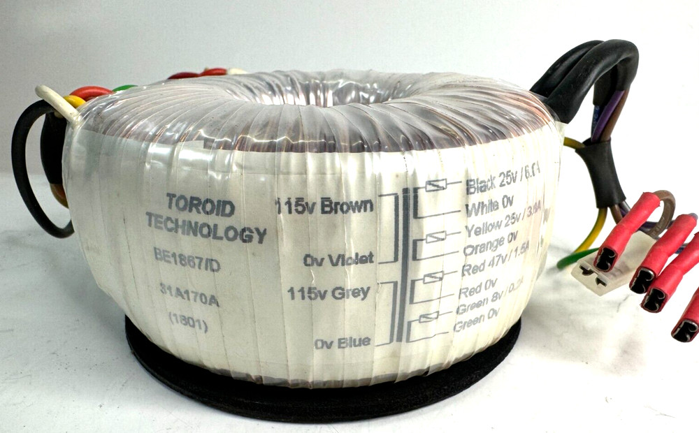 TOROID TECHNOLOGY RECTIFIER TRANSFORMER BE1867/D 31A170A