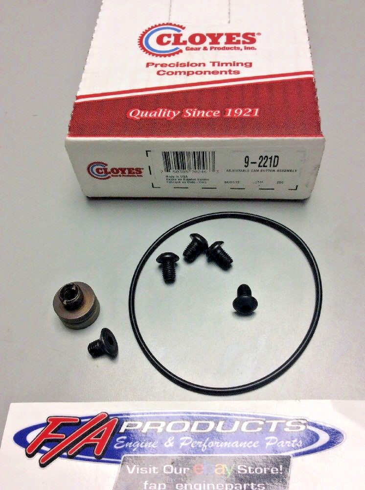 Cloyes 9-221D Quick Button 2-Pc 9-221 9-231 Timing Cover Replacement Button Kit