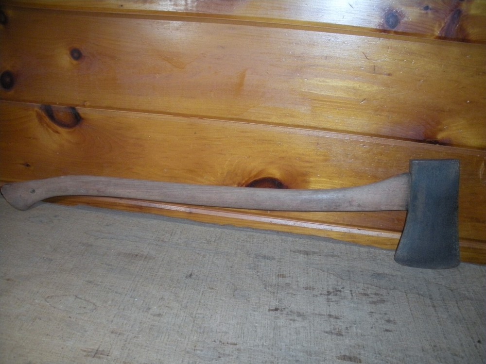 Vintage Rafter Pattern Single Bit Axe