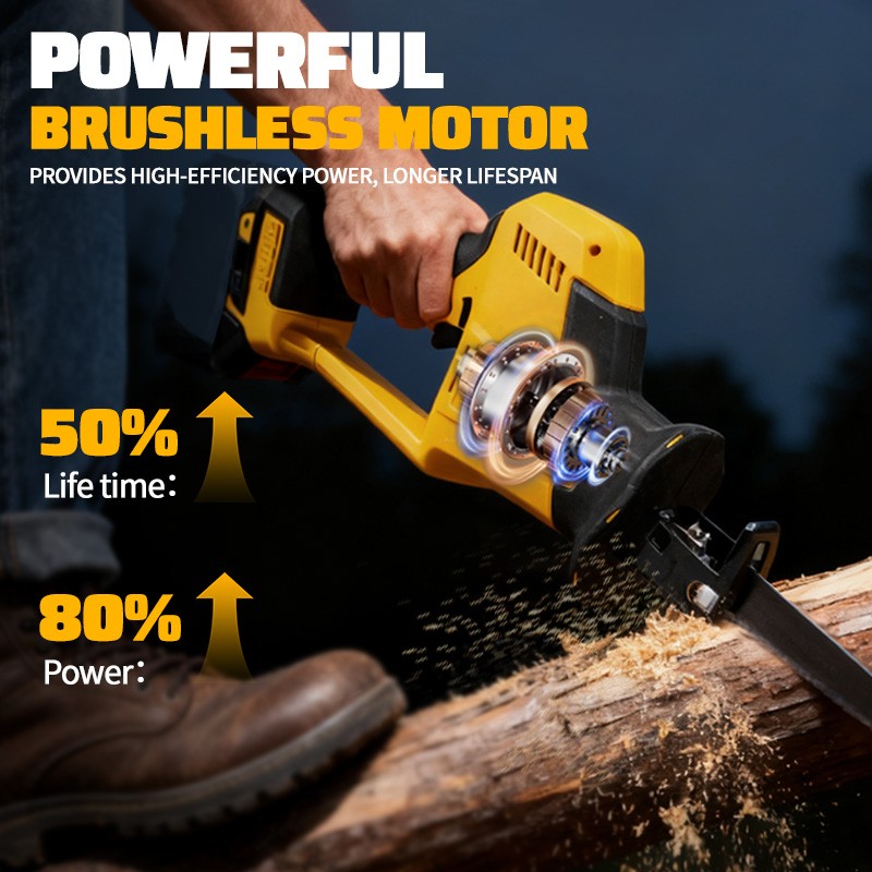 For DeWalt 20V MAX Brushless Cordless Reciprocating Saw, Tool Only